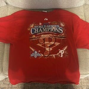 Vintage Philadelphia Phillies 2008 World Series Champions Tee